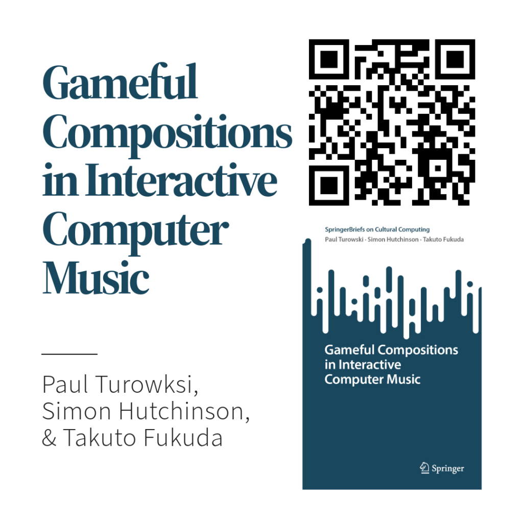 Gameful Compositions in Interactive Computer Music QR Code and Cover